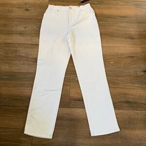 Gloria Vanderbilt Women's Amanda Stretch Denim Jean White, Sz 10